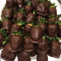 Chocolate Covered Strawberries · 3 pieces.