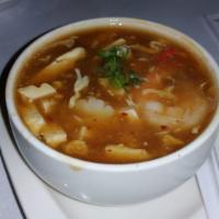 Seafood Hot and Sour Soup · Spicy.