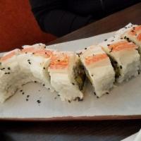 Chula Vista Roll · Shrimp, cucumber, avocado, cream cheese and krab