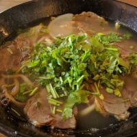 Lanzhou Beef Noodle with Soup · 