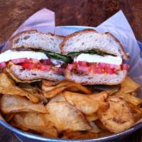 Tomato Caprese Sandwich · 