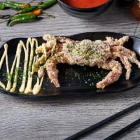 Soft Shell Crab · Perfectly soft shelled whole crab.
