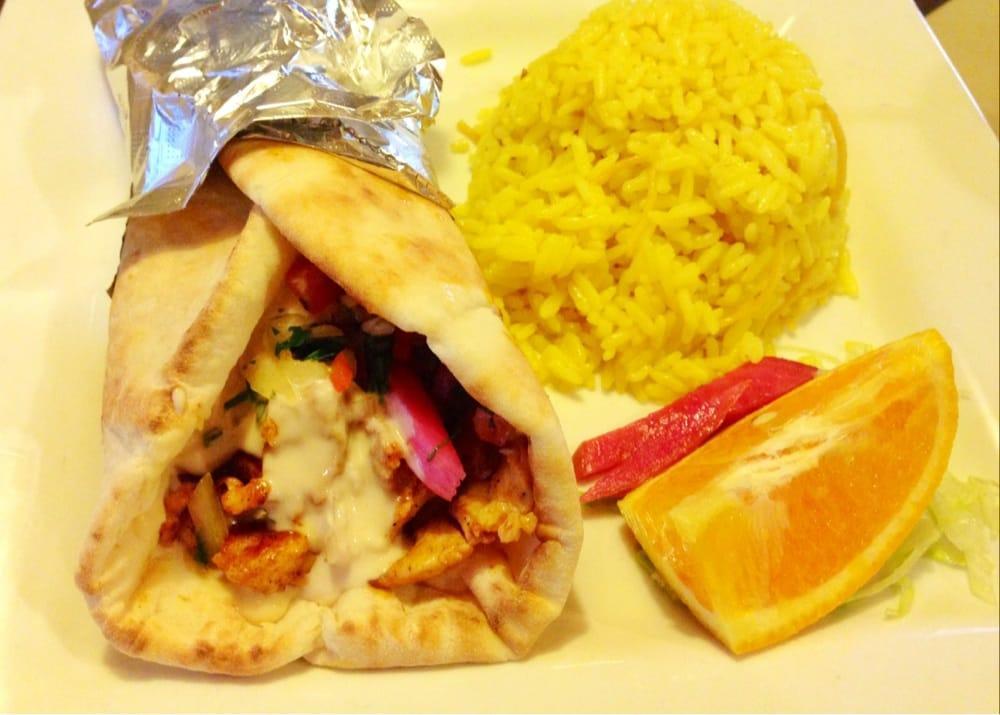 Chicken Shawarma Wrap Lunch · 