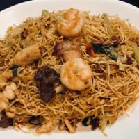Cantonese Pan Fried Noodles · 