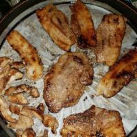 Stir Fried Calamari & Spicy Pork Belly · 