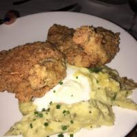 Texas Fried Chicken · Mashed Potatoes