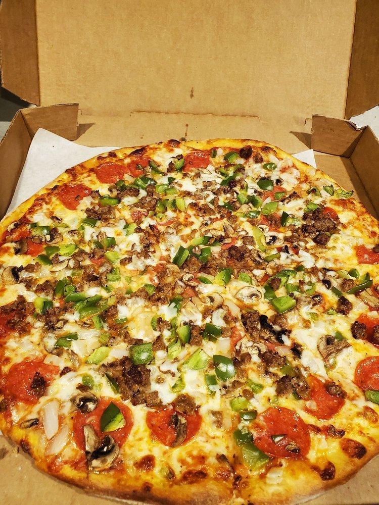 Rustica Supreme Pizza · Pepperoni, Italian sausage, mushrooms, onion and bell peppers.
