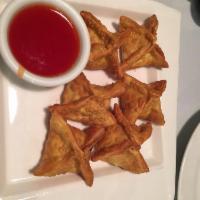 6 Piece Crab Rangoons · Fried wonton wrapper filled with crab and cream cheese.