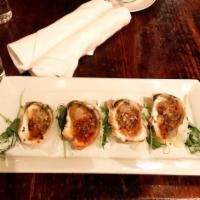 Wood Grilled East Coast Oysters · 