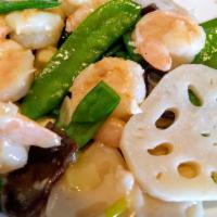 Shrimp with Lotus Root · 