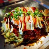 Seafood Okonomiyaki · 