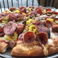 Sausage and Pepper Pizza · 