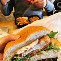 Fried Grouper Sandwich · 