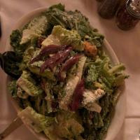 Caesar Salad · Romaine Lettuce, Parmesan Romano Cheese, Homemade Garlic Croutons - House Made Caesar Dressi...