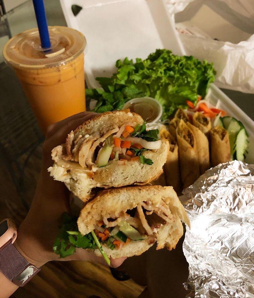 Vietnamese Sandwich Banh Mi Thit · 