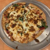 Gluten Free Pizza · All build your own pizzas start with our delicious Hand Tossed Dough, topped with our House ...