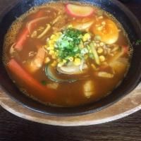 Spicy Seafood Ramen · 
