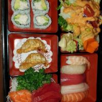Bb4. Sushi and Sashimi Bento Box · 