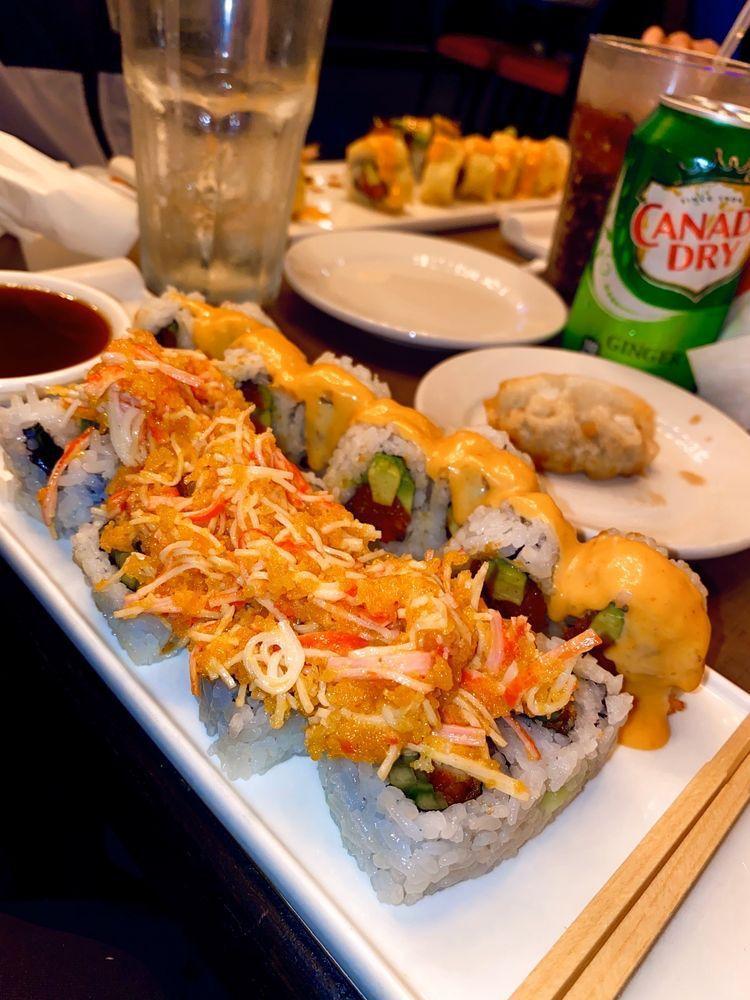 Spicy Tuna Roll · Spicy tuna and avocado. Drizzled with spicy mayo