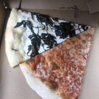 Fresh Spinach White Pizza · 