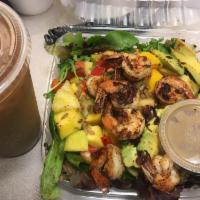 Aloha Salad · Mixed greens, avocado, mango, pineapple, sunflower seeds and red bell pepper mixed with ligh...