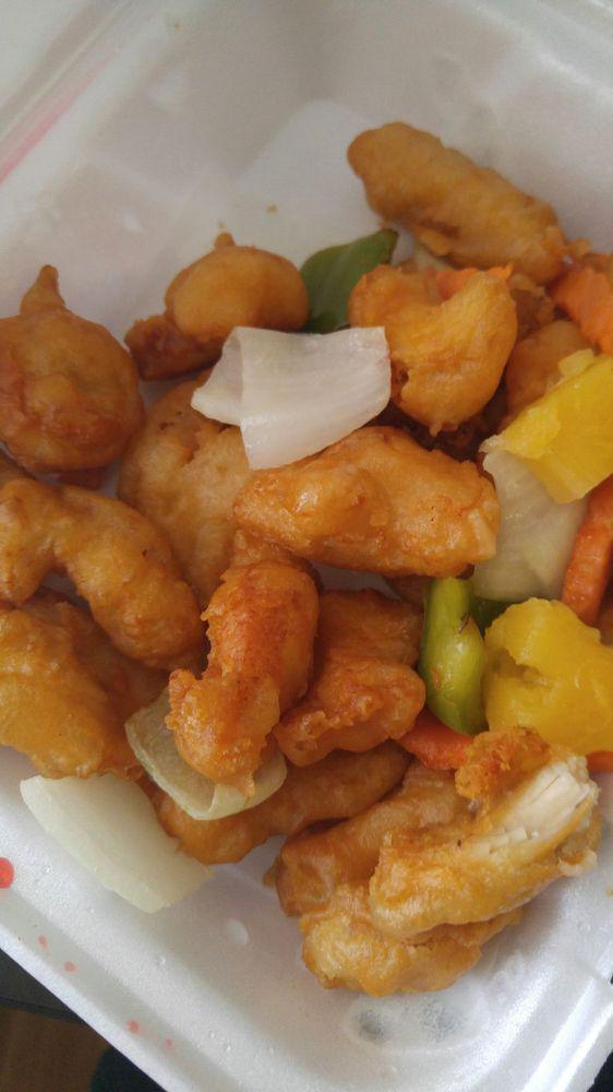 Sweet and Sour Chicken · Served with white or fried rice. 