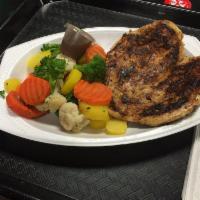 Vegetables and Chicken Breast · 