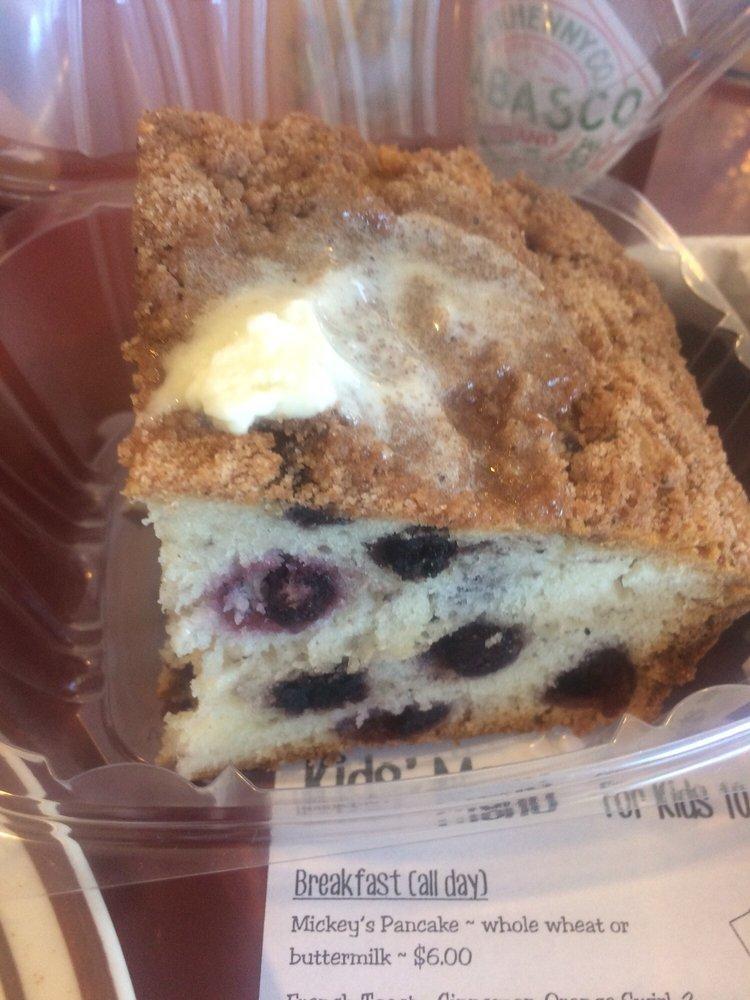 Our World-famous Blueberry Coffeecake · 
