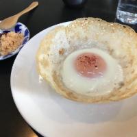 Traditional Egg Hopper, Jidori Egg, Sambols · 