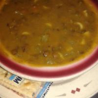 Vegetarian Lentil Soup · Made fresh daily.