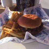 BBQ Hickory Cheddar Burger · 