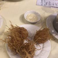 Deep Fried Shrimp Dumpling with Garlic · 