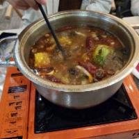 Spicy Chicken Hot Pot Combo · 