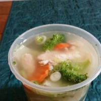 6 Cheese Won Tons · Cream cheese, onion, celery, water chestnut and imitation crab meat. 