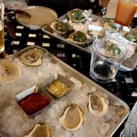 Grilled Oysters Orleans · 