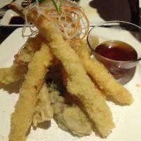 Shrimp Tempura · Jumbo shrimp and vegetable lightly breaded then deep fried.