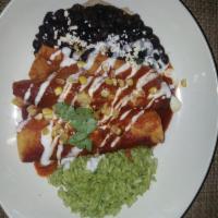 Santa Fe Chicken Enchiladas · 