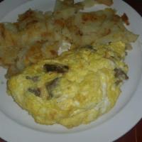 Cheese Omelet Breakfast · Choice of cheese. Served with home fries and choice of bread.
