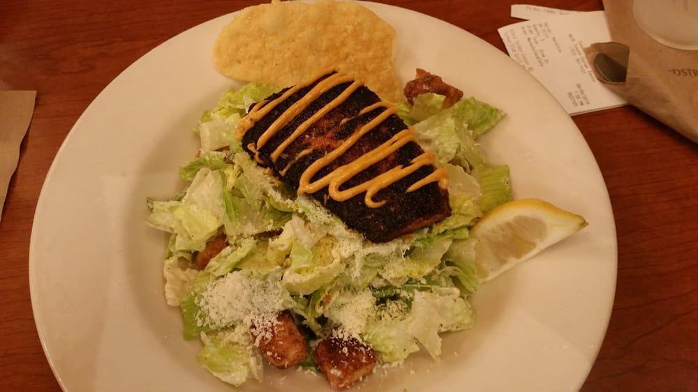 Salmon Caesar Salad · 
