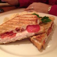 Turkey Club Panini Sandwich · 