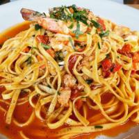 Tagliolini Seafood Pasta · 