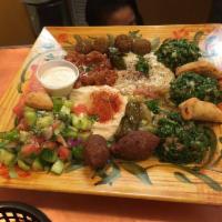 Lebanese Feast Platter · 