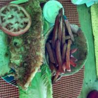Crunchy Grouper Sandwich · 