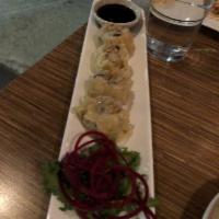 4 Piece Thai Dumplings · Steamed or fried shrimp and chicken, mushroom, water chestnut top with fried garlic served w...