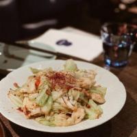 Stir Fried Cabbage with Glass Noodle · 