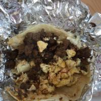 Mexican Egg Breakfast Taco · 