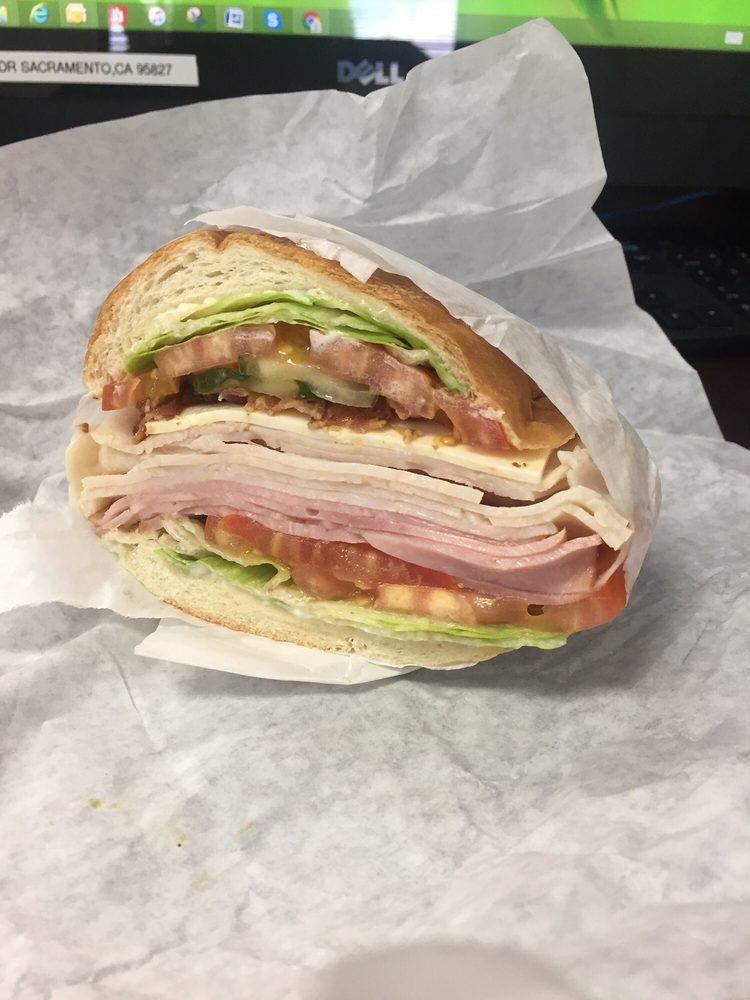 Bohemian Club · Served with turkey, ham, bacon, Swiss cheese, tomato, lettuce and mayo.