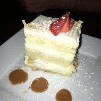 Tres Leches · Sponge cake soaked in three kinds of milk