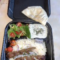 Beef Kabob Plate · 