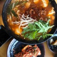 Spice Tofu Noodles Soup · 